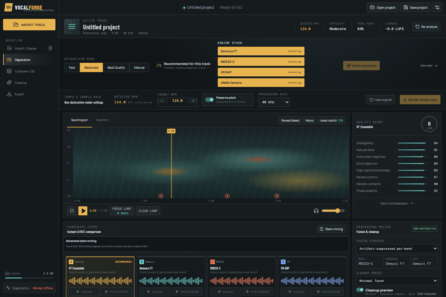 Workspace overview screenshot
